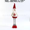 Adornos de escritorio personalizados de muñecos navideños rojos y blancos transfronterizos, Papá Noel, muñeco de nieve y alce, al por mayor