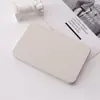 Caja de hierro esmerilado pegatinas de arte de uñas de alto valor caja de almacenamiento de tarjetas pequeñas organizador de escritorio a prueba de polvo caja de hierro DIY rectangular