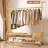 Cabide portátil e multifuncional para uso doméstico, varal simples para secar roupas em ambientes internos, cabide de chão para roupas e chapéus para quarto