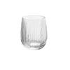 Venta al por mayor En stock Vaso de cerveza de vidrio con rayas simples de corte frío Vaso de vidrio Vaso para cerveza artesanal Vaso para bebidas Vaso para jugo con impresión de logotipo