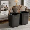 Lixeira portátil estilosa para uso doméstico na sala de estar, cozinha, quarto, banheiro, dormitório e escritório