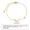 Europa e Estados Unidos atacado transfronteiriço aço inoxidável branco zircônia multicolor geométrica pulseira dourada personalidade moda acessórios femininos