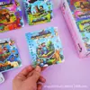 Caderno Intercalado Criativo Novo Estilo Minecraft com Páginas Coloridas de Desenho Animado e Páginas Pautadas, Material Escolar