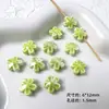 Cuentas de cerámica verde fruta cuentas sueltas cuentas cuentas redondas amor estrella de cinco puntas cuentas de forma especial accesorios para pulsera hechos a mano DIY