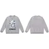 Suministro Mayorista Transfronterizo de Marca de Moda de Comercio Exterior Sudadera Pesada de Algodón Pe con Cuello Redondo Chaqueta Larga de Tiburón 14
