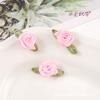 Mini rosa 1cm rosa en stock ropa juguete cortina flor decorativa Amazon más vendido pequeña Rosa