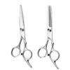 Tijeras de Peluquería para el Hogar, Tijeras Planas para Adelgazar y Cortar el Cabello, Tijeras para Flequillo, Juego de Herramientas para Cortar el Cabello para Niños