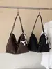 Bolsa tote de gran capacidad para mujer, nuevo estilo 2024, con diseño de lazo y lunares, una mochila versátil y elegante para viajar