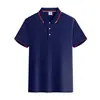 Nueva camisa polo de verano loka de manga corta con solapa logo personalizado grupo de negocios ropa de trabajo bordado para hombre venta al por mayor