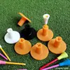 Venda Direta de Fábrica Tee de Golfe Cavilha de Couro de Vaca para Bola Suporte de Bola Almofada de Impacto Bandeja de Bolas Acessórios de Golfe