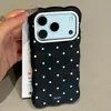 Funda de lunares con textura de nube adecuada para el teléfono Apple 18 Pro Max funda para iPhone 17 Pro simple 16 coreana 15 Pro dura