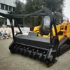Máquina Desbrozadora tipo Oruga, Tractor para Pendientes Montañosos, Máquina Trituradora de Maleza para Terrenos Baldíos, Excavadora Anfibia para Despeje de Terrenos