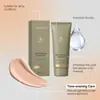 Corrector para el cuidado del cuerpo (blanco marfil) es suave y fácil de aplicar, cubre la piel de forma natural, hidrata, añade luminosidad y se adapta bien