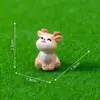 Nuevas figuras de paisaje en miniatura, con 12 diseños diferentes de animales pequeños. Estas adorables figuritas de animales de dibujos animados están hechas de resina y son perfectas para paisajes en miniatura.