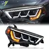 Adecuado para el conjunto de faros de Toyota 4Runner modelos 14-20, luces LED modificadas con intermitente secuencial y luces de circulación diurna