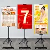 Soporte de doble cara ajustable para fotos, expositor, soporte para tablero KT, soporte triangular para fotos, soporte retráctil para carteles publicitarios, rollo de fotos