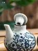 Novo Pote de Cerâmica Estilo Japonês para Temperos, Garrafa de Vinagre, Frasco de Molho de Soja, Pote de Wasabi, Porta-Palitos, Pote de Temperos, Frasco de Pó Cinco Sabores, Pote de Sal