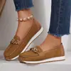 Nuevos Mocasines Retro Franceses de Gran Tamaño para Mujer Otoño 2026, Estilo Suave, Zapatos Individuales Versátiles de Moda Casual