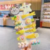 Pinzas para el Cabello de Niña, Set de 14 Piezas Que No Dañan el Cabello, Pinzas de Dibujos Animados para Flequillo de Niñas, Pinzas para el Cabello Suelto de Niñas, Diseño Coreano de Alta Gama