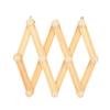 Gancho Plegable Telescópico de Madera Maciza Perchero de Puerta Percha Grande Antideslizante de Diamante Perchero para Artículos Varios de Dormitorio Almacenamiento