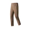 Pantalones impermeables personalizados para exteriores para hombre, pantalones deportivos cortavientos, pantalones de senderismo elásticos de nailon, pantalones casuales rectos holgados