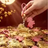 Oro puro 999, Regalo del Festival de Medio Otoño y Día Nacional, llavero de oveja dorada, charm de bolsa de oro, regalo popular para negocios, venta al por mayor