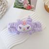 Diadema de muñeca de dibujos animados de celebrante de Internet de estilo coreano, diadema de franela para niña dulce, para lavarse la cara, maquillaje de belleza, accesorios para el cabello, tocado