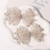 Ins Sencillo Malla Lazo de Pedrería Accesorios de Joyería DIY Tocado Horquilla para el Cabello Zapatos de Agujeros para Mujer Zapatos Material de Flores Venta al por Mayor