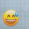 Emoji sin palabras pasador gag sudando accesorios acrílicos clip gota de agua accesorios para el cabello lindo divertido clip lateral tocado
