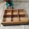 Caja de Empaque para Fruta de Cuatro Seis Nueve Palacios Caja para Cortar Fruta Caja de Empaque para Plato de Picnic Caja Dividida de 9 Palacios Desechable