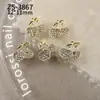 Joyería para Uñas con Diseño de Cerezas Nuevas Transfronteriza Llena de Diamantes Súper Brillante Frutas Coloridas Cerezas Paquete de Materiales para Uñas Portátiles DIY