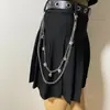 Joias Europeias e Americanas Transfronteiriças Moda Metal Geométrico Anel Corrente de Cintura Feminina Retrô Estrela de Cinco Pontas Corrente de Calça Fabricante Atacado