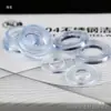 Tubo de Entrada para Calentador de Agua Transparente de 4 Puntos Tubo Corrugado Junta de Goma Junta de Silicona Manguera de Ducha de 6 Puntos Junta de Goma