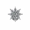 Arete de Aleación de Titanio F136 Joyería para Mujer Europeo Americano Nuevo Grado de Implante Corporal Copo de Nieve Piercing Labial Piercing de Lengua En Stock Venta al por Mayor