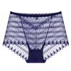 En stock, ropa interior sexy de encaje de malla transpirable para mujer, puro deseo, ligera y cómoda, bragas de color sólido con realce de cadera sin costuras