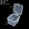 Caja Rectangular de Plástico PP para Guardar Cuentas Cuadradas, Joyería, Equipo de Pesca, Accesorios de Ferretería, Productos Pequeños y Pines