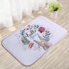 Alfombra de Piso Antideslizante Absorbente de Agua de Franela Transfronteriza de Unicornio Flamenco Animalito Lindo para Hogar, Cabecera, Dormitorio