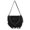 2026 Nuevo Bolso Cruzado Bohemio con Borlas, Bolso Silla Estilo Vaquero Occidental Étnico Vintage, Bolso de Hombro, Bolso de Axila