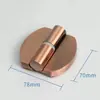 Accesorios de herrajes para bisagras de mamparas de baño público, acero inoxidable grueso, auto-cierre, elevación, plegado plano, bisagra de puerta