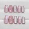 Pasta de Frijol Suave Brillo Fino Cubo de Azúcar Cuadros Dulce Moda para Niña Esmalte de Uñas Removible Suave 24 Piezas Mayoreo