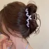 Pinza para el pelo versátil estilo coreano, accesorio para el pelo de color contrastante, nuevo modelo de alta gama 2026, pinza de tiburón de gran volumen para mujer