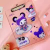 Mijia Mascota Linda Milo Dibujo Animado Transparente Tablero A4 Carpeta Clip Tablero de Escritura Bloc para Exámenes Estudiantiles Carpeta de Oficina