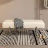 Banqueta para cambiarse los zapatos, una banqueta elegante y lujosa para la entrada, una banqueta sencilla de estilo italiano adecuada para zapaterías, tiendas de ropa y como banco sofá de acero inoxidable