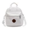 Bolsa de Tecido Oxford Texturizado 2025 Nova Casual Tridimensional Pequena Quadrada para Celular Cor Sólida Retro Bolsa de Ombro com Múltiplos Bolsos