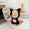 Conjunto de ropa para muñeca Labubu vintage de barbería, compatible con muñecas Labubu de 1ª, 2ª y 3ª generación, incluye un chal y una chaqueta de repuesto