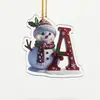 Enfeites Pendentes Atacado Presentes de Feriado Árvore de Natal Transfronteiriça Boneco de Neve de Natal Pingentes de Acrílico Decorações de Natal