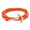 AliExpress comercio exterior moda popular náutico azul marino estilo pirata barco ancla tejido PU pulsera ventas directas de fábrica