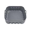 Bandeja de Silicona para Hornear Adecuada para Freidora de Aire Xiaomi, Cuadrada de Grado Alimenticio Resistente a Altas Temperaturas Fácil de Limpiar