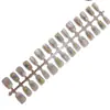 Manicura Portátil 30 Piezas, Completa T003 Flor de Pintura al Óleo Escalera Corta, Uña Pre-Fabricada de Cristal, Manicura Suave, Dulce y Linda para Niña