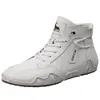 Botas Martin Gorilla 2026 Modelo Novo de Inverno Couro Genuíno Solado Macio Cano Alto Sapatos de Trabalho Aumentadores de Altura Resistentes ao Desgaste Sapatos Casuais de Couro para Homens